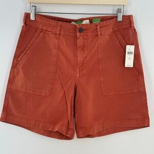 NWT Anthropologie BA The Wanderer Shorts Cotton Blend Red Size 29